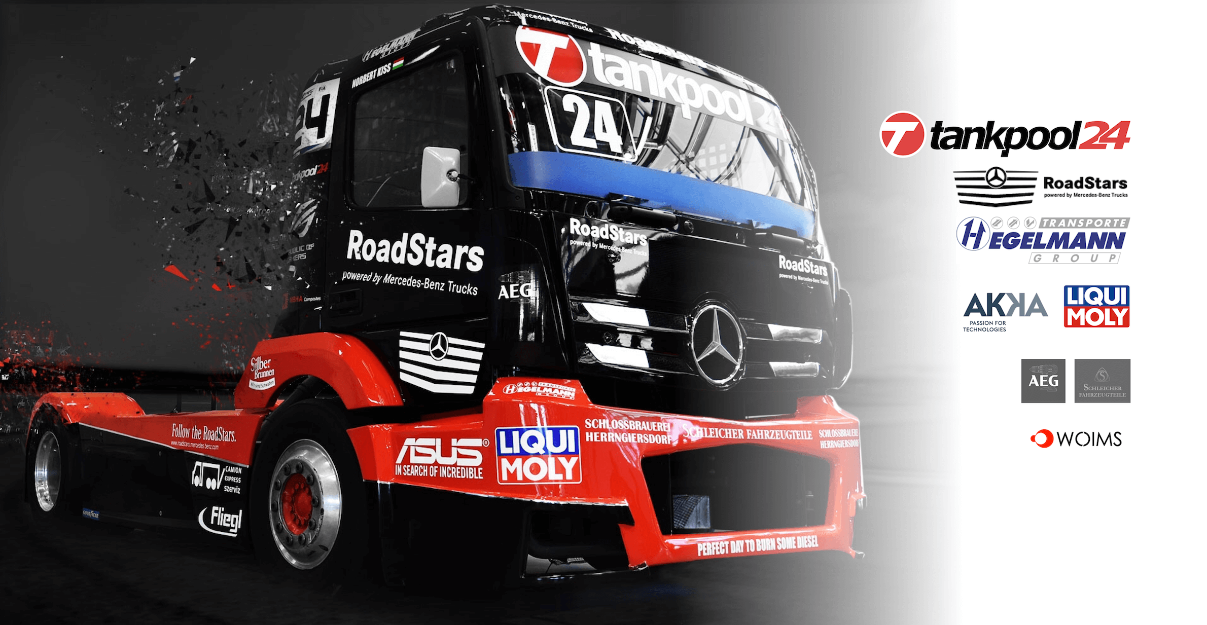 woims truckr race sport